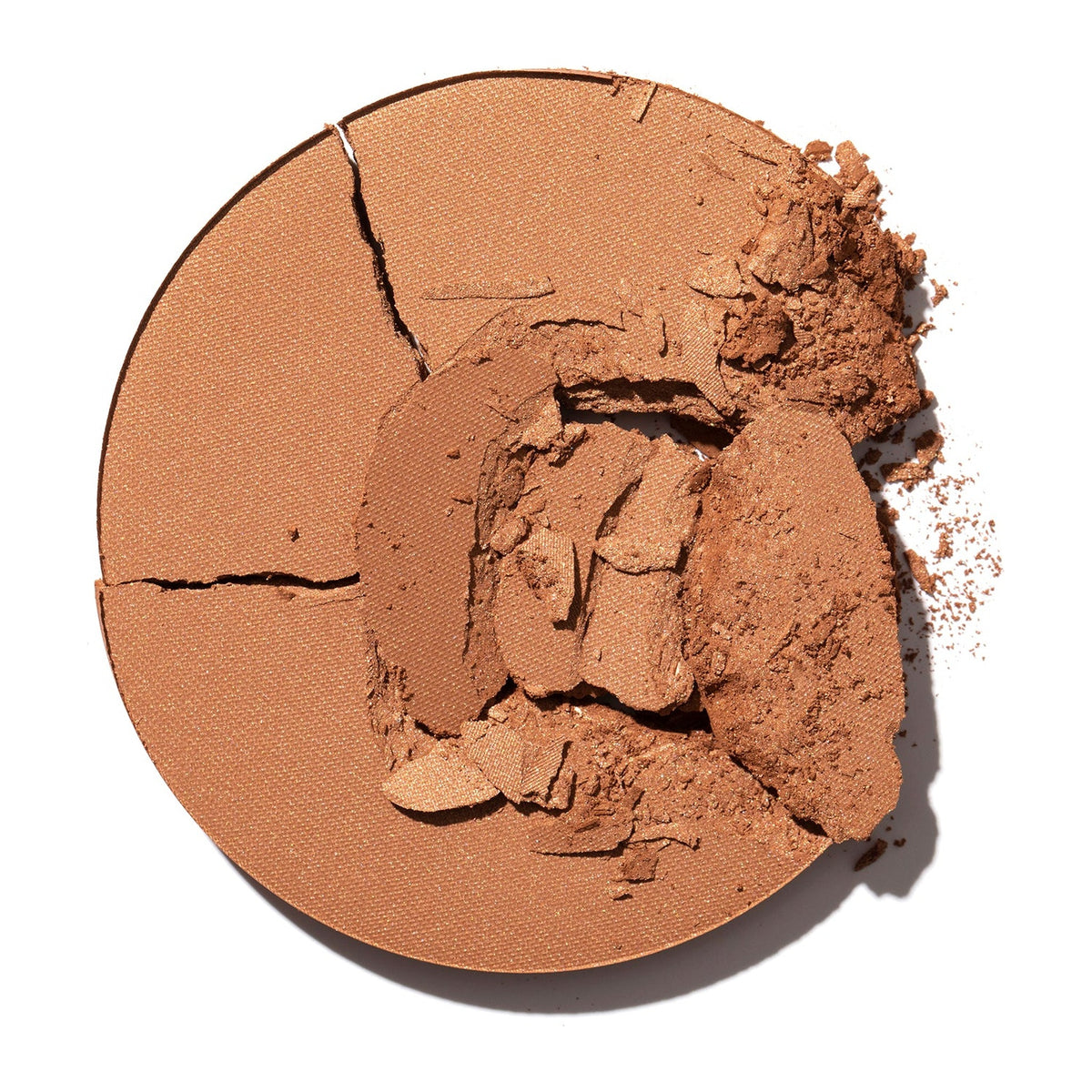 The texture of Natio Pressed Powder Bronzer swatched