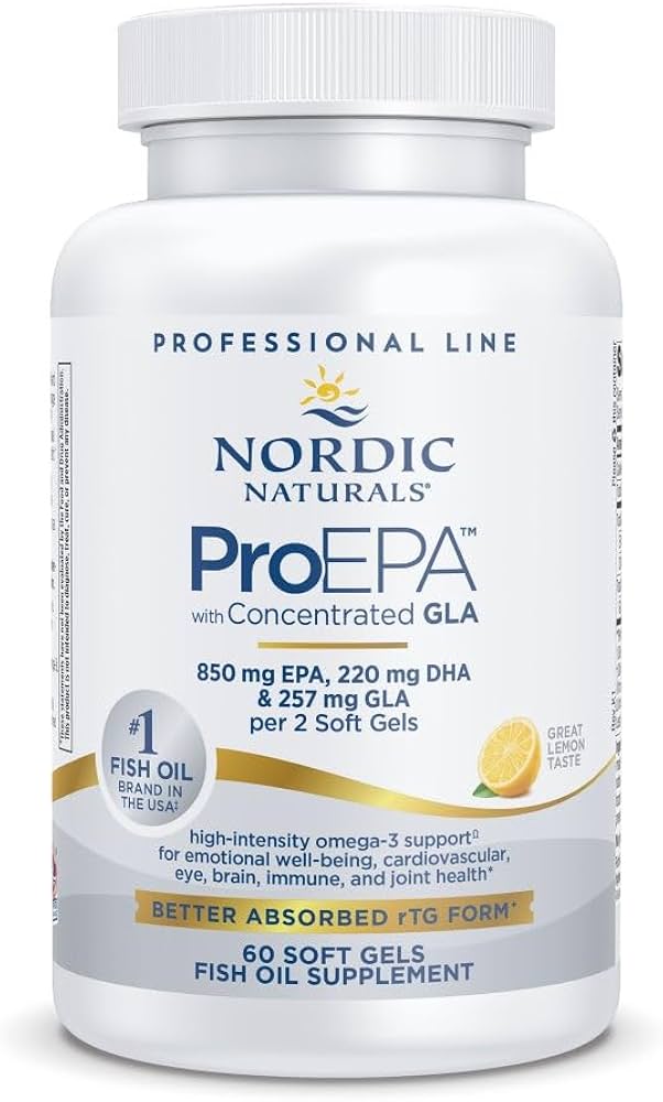 ProEPA with Concentrated GLA Lemon 60sgcaps-Nordic Naturals-Matakana Pharmacy