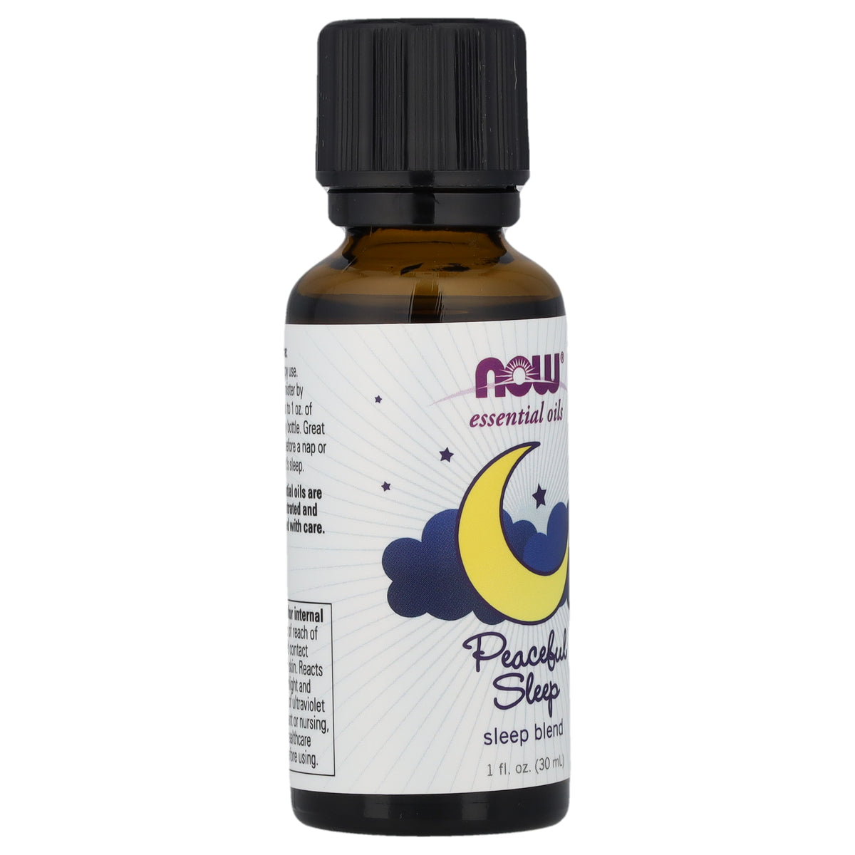 NOW Ess Oil Peaceful Slp Blend 30ml, front of the pack