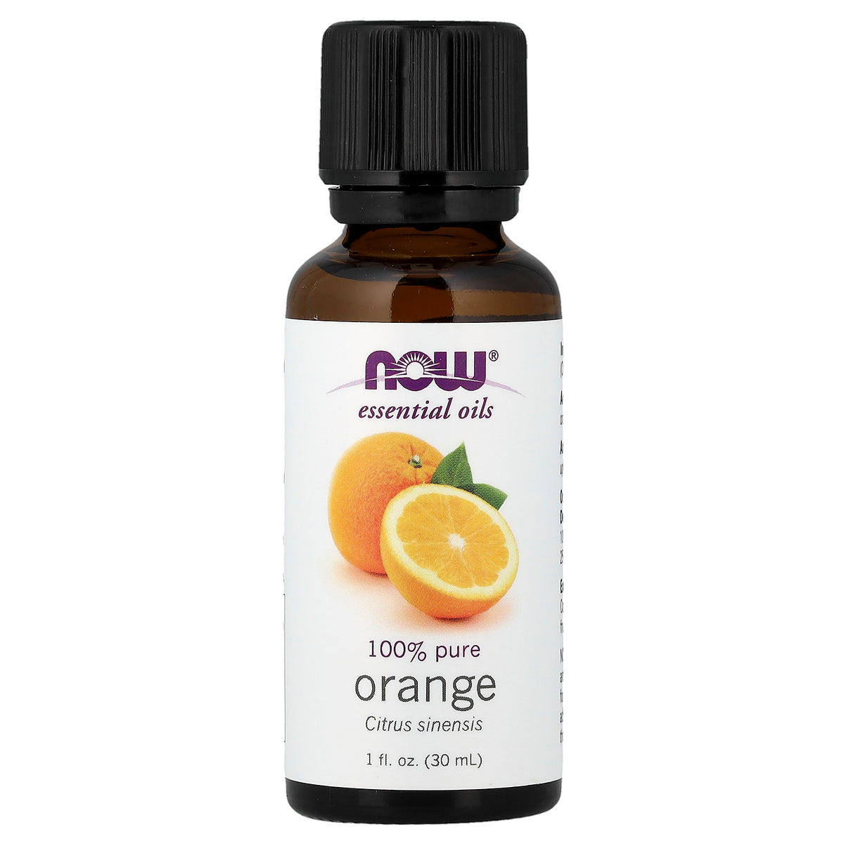 NOW Ess Oil 100% Pure Orng Sweet30ml, front of the pack