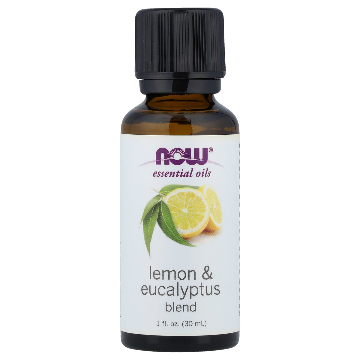 NOW Ess Oil Lmn& Eucalyptus Bln 30ml, front of the pack