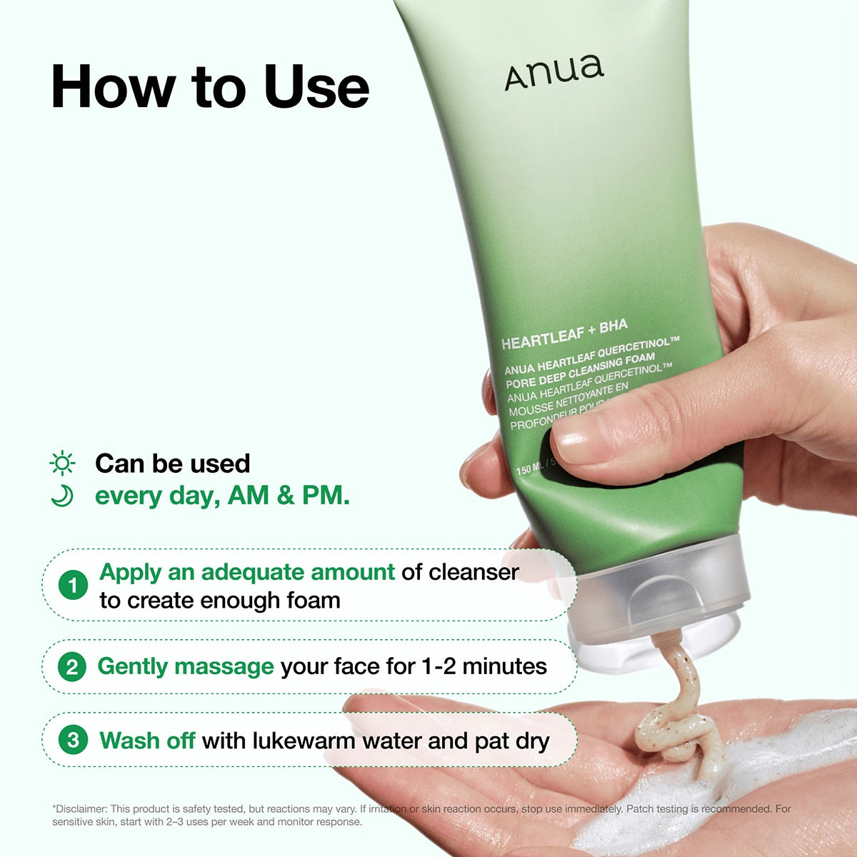 Heartleaf Quercetinol Pore Deep Cleansing Foam 150ml