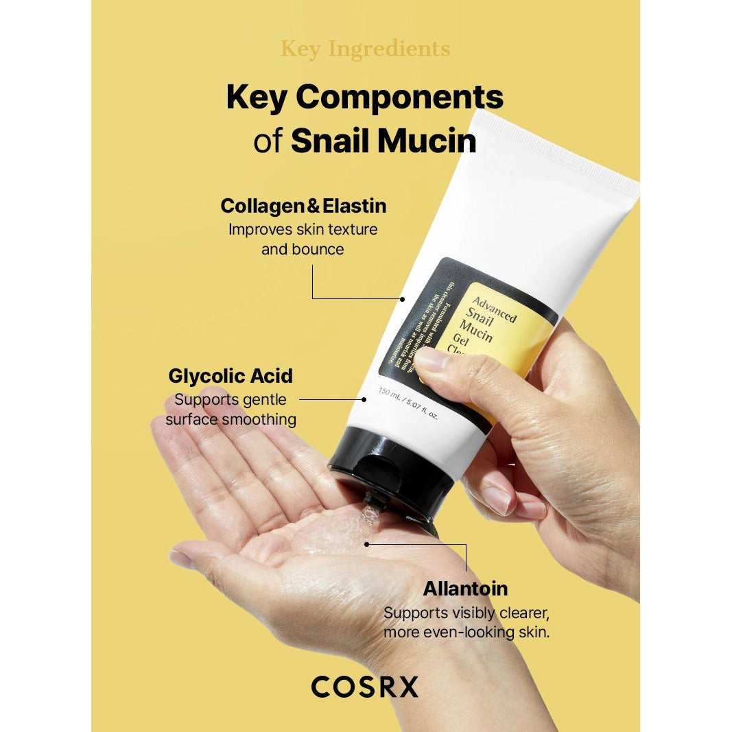 Advanced Snail Mucin Gel Cleanser 50ml