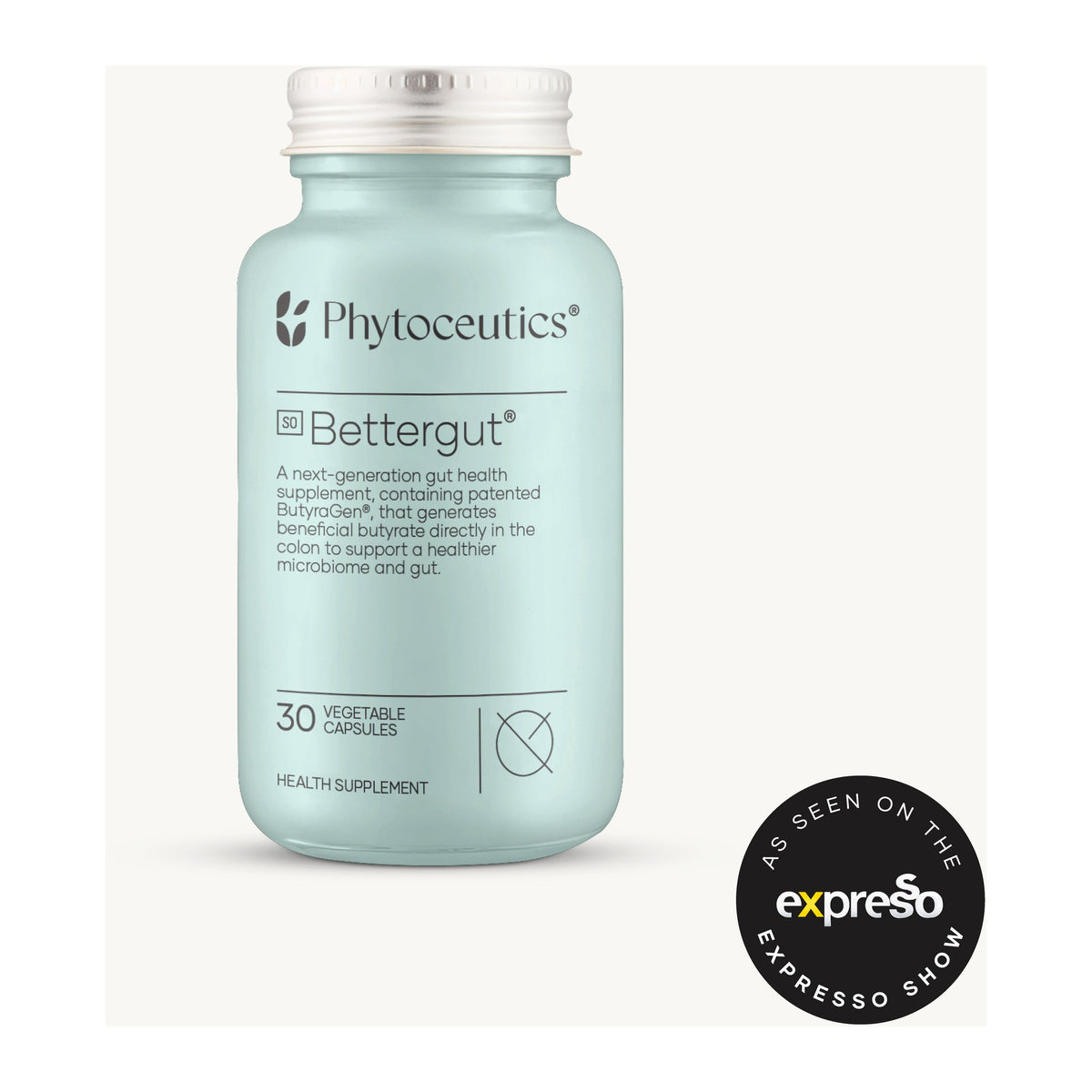 Bettergut Pre and Postbiotic 30 Capsules by Phytoceutics
