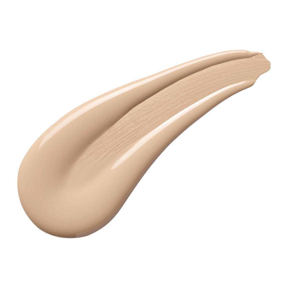 The texture of Natio Flawless Foundation SPF15 Light swatched
