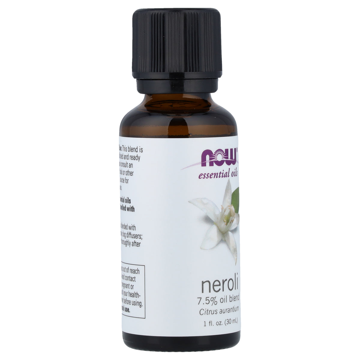 NOW Ess Oil 7.5% Neroli 30ml, front of the pack