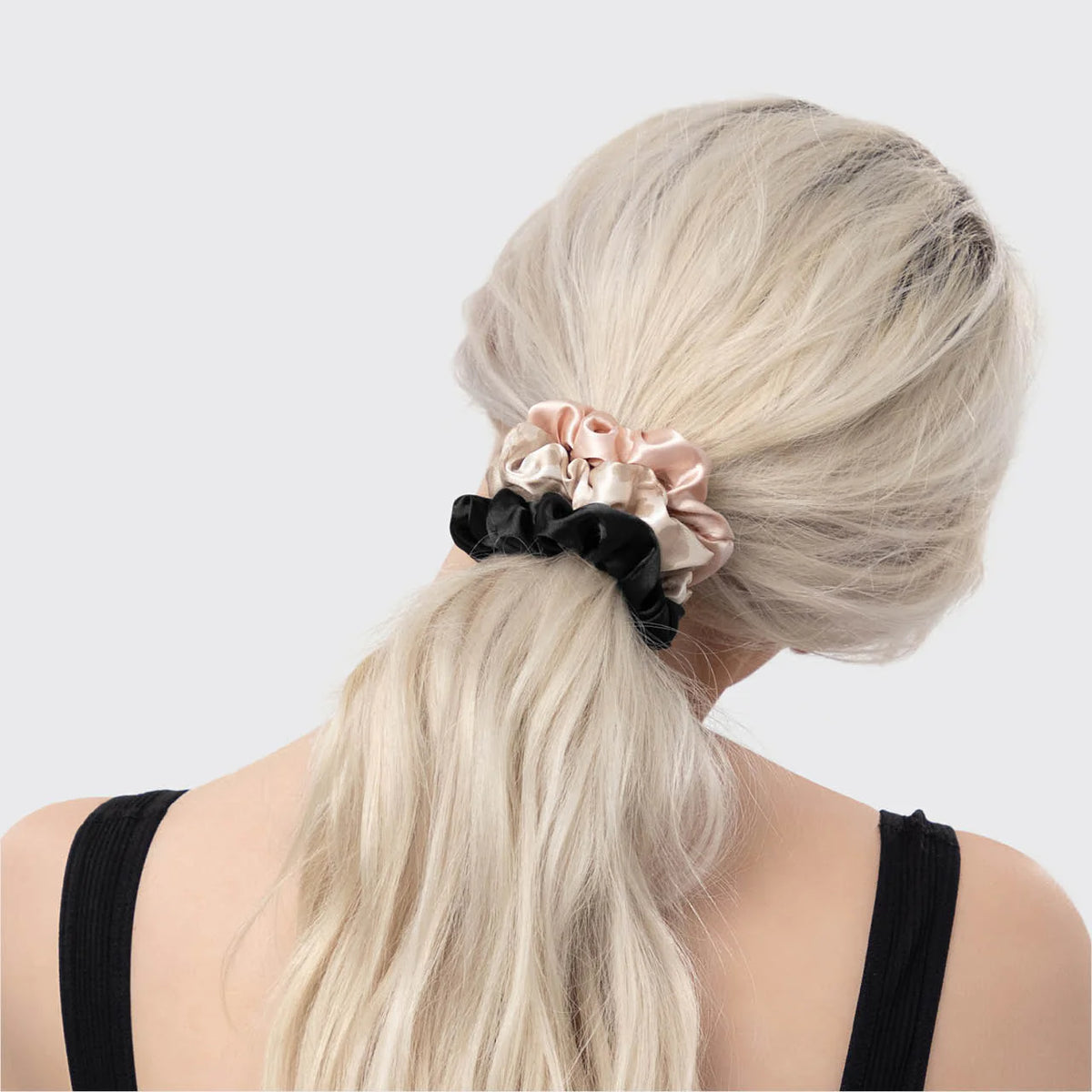 Satin Sleep Scrunchies 5pc - Assorted-KITSCH-Matakana Pharmacy