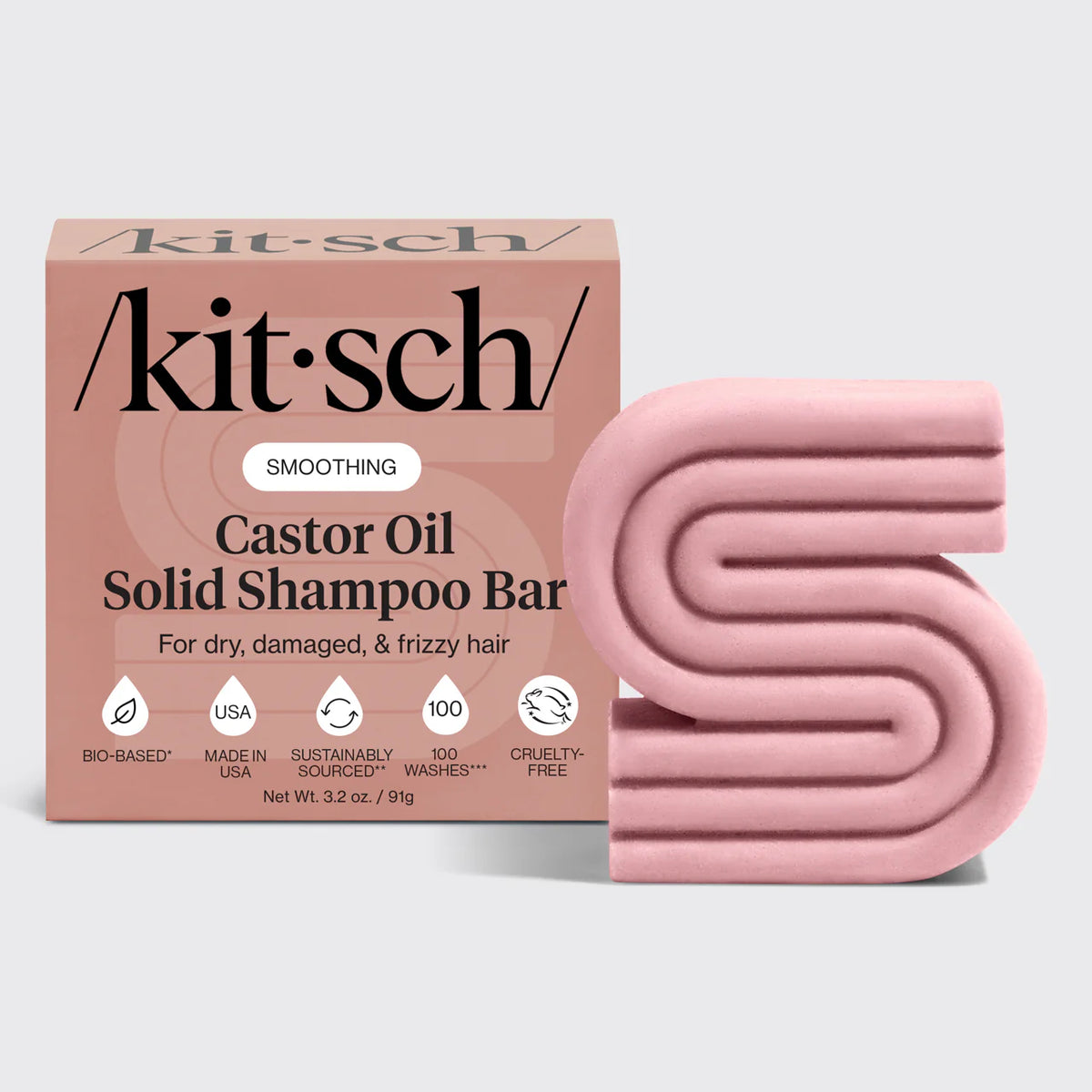 Castor Oil Nourishing Shampoo Bar-KITSCH-Matakana Pharmacy
