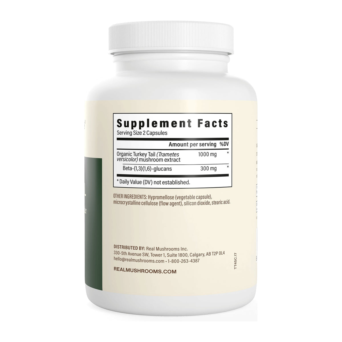 Turkey Tail Extract 90 Capsules by Real Mushrooms