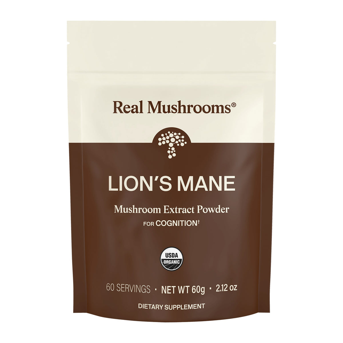 Lion's Mane Extract Powder 60g by Real Mushrooms