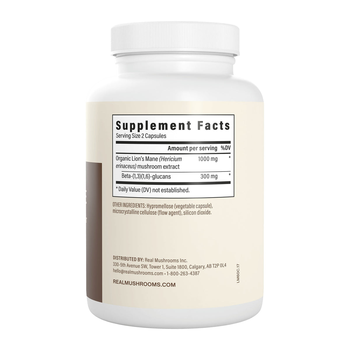 Lion's Mane Extract 120 Capsules by Real Mushrooms