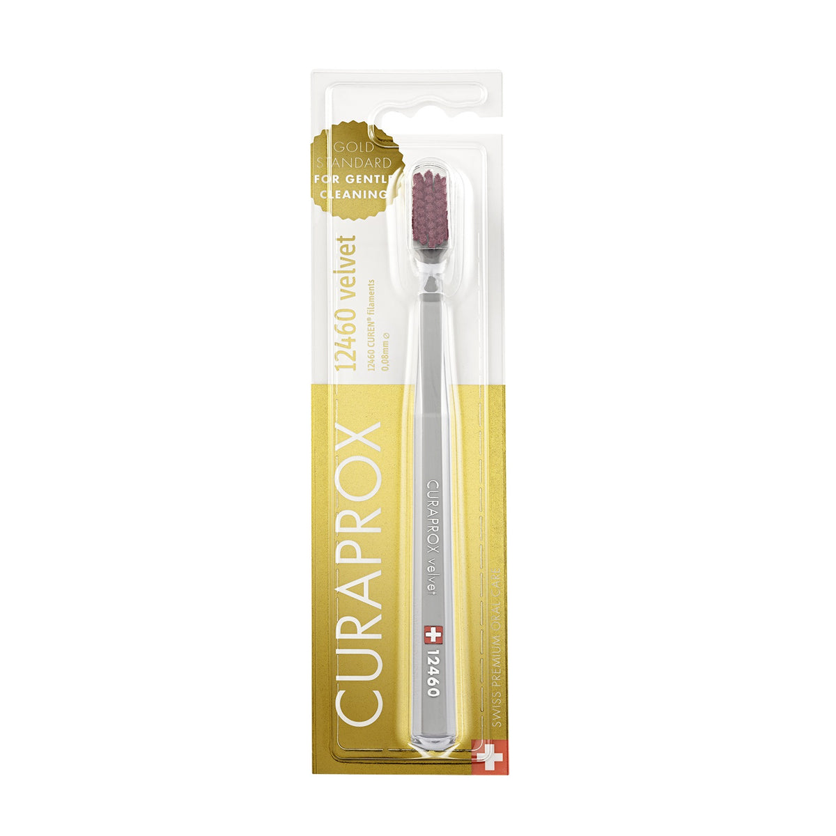 Curaprox CS 12460 velvet toothbrush in its blister pack