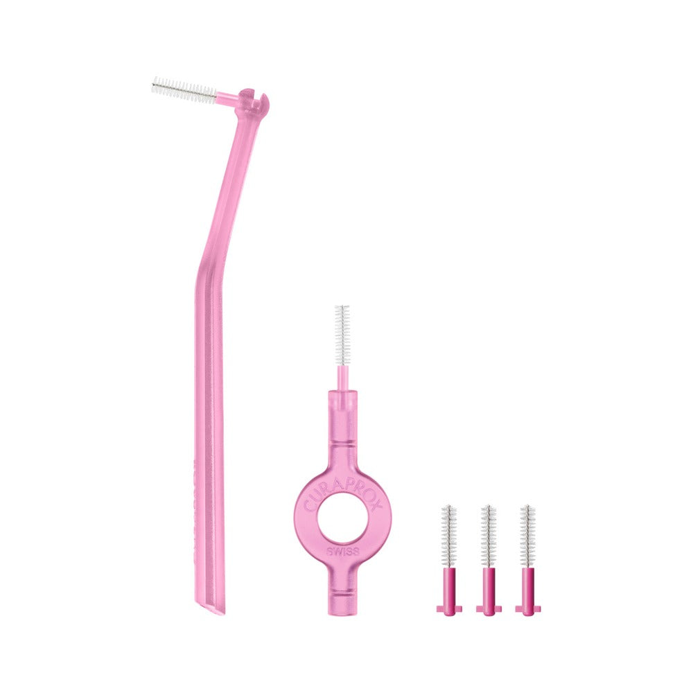 Curaprox CPS 08 prime start interdental brush set, holder and brushes