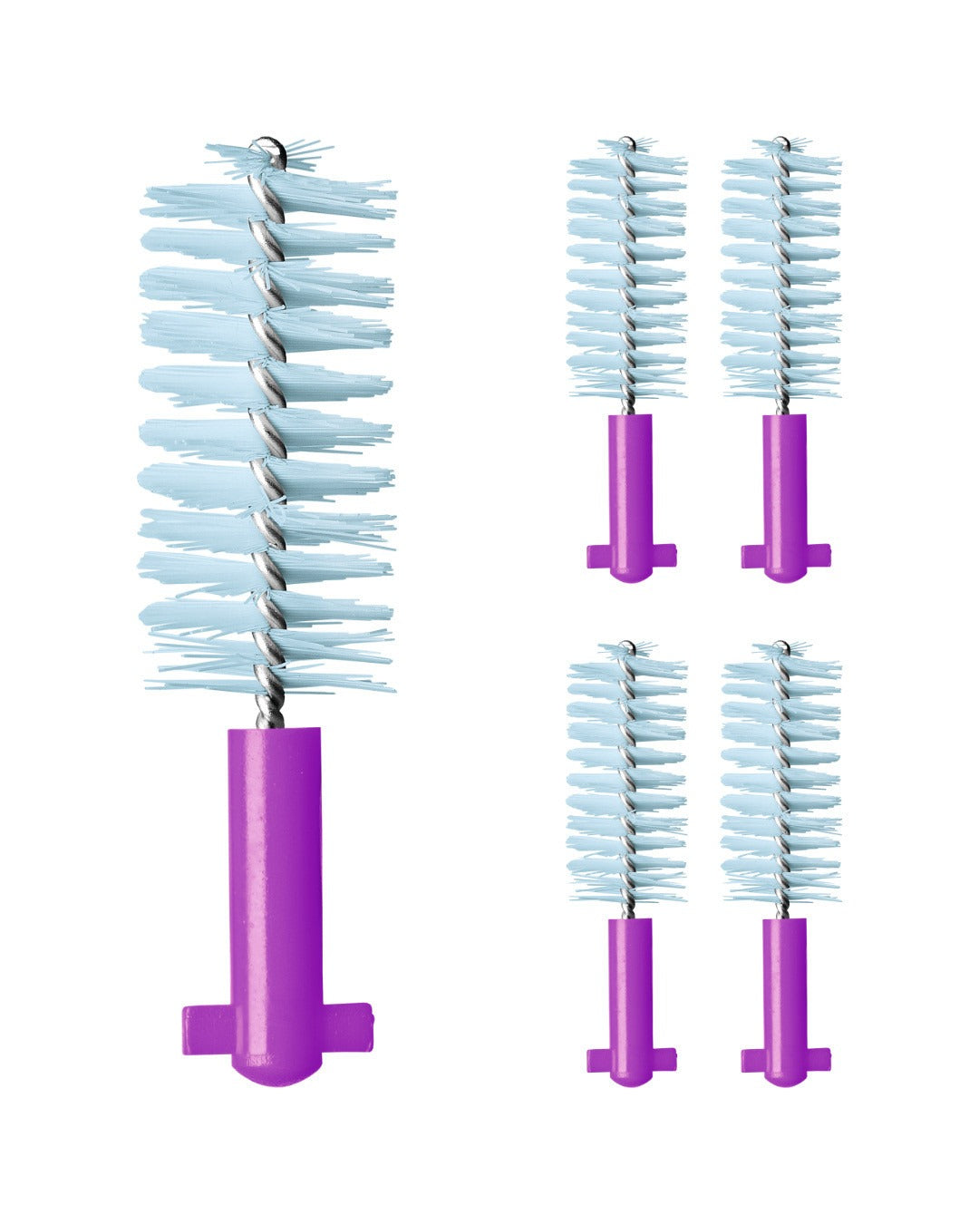 Curaprox CPS 406 perio interdental brushes showing the long filaments