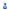Curaprox ortho travel set brush head refills in blue, pack of two