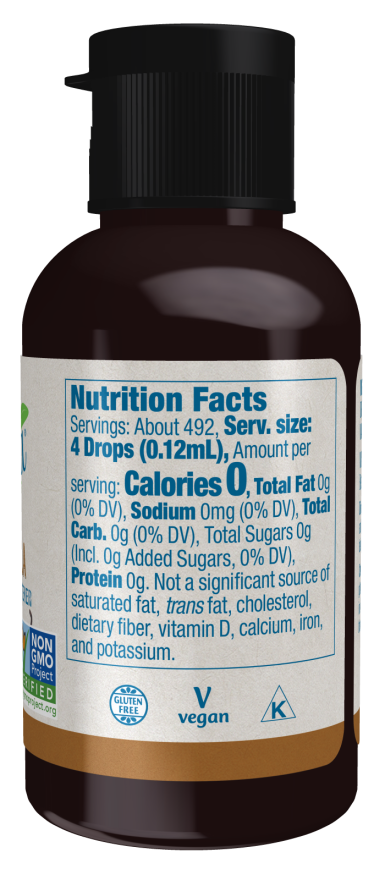 Image of BetterStevia Liquids - French Vanilla 59ml nutritional facts