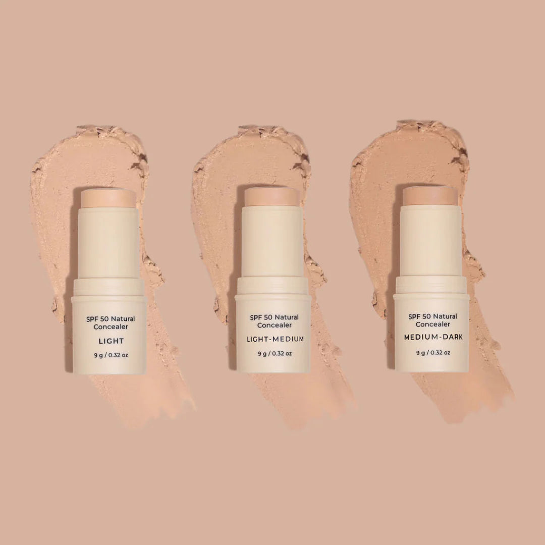 SPF 50 Natural Concealer Medium Dark 9g-Avocado Zinc-Matakana Pharmacy