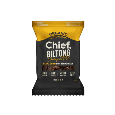 Biltong Smokey BBQ 30g-Chief-Matakana Pharmacy