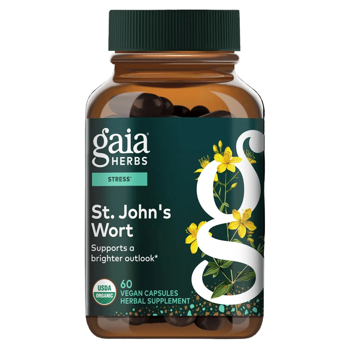 Gaia Herbs St. Johns Wort, front of pack