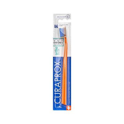 Curaprox CS 5460 ortho toothbrush in its blister pack