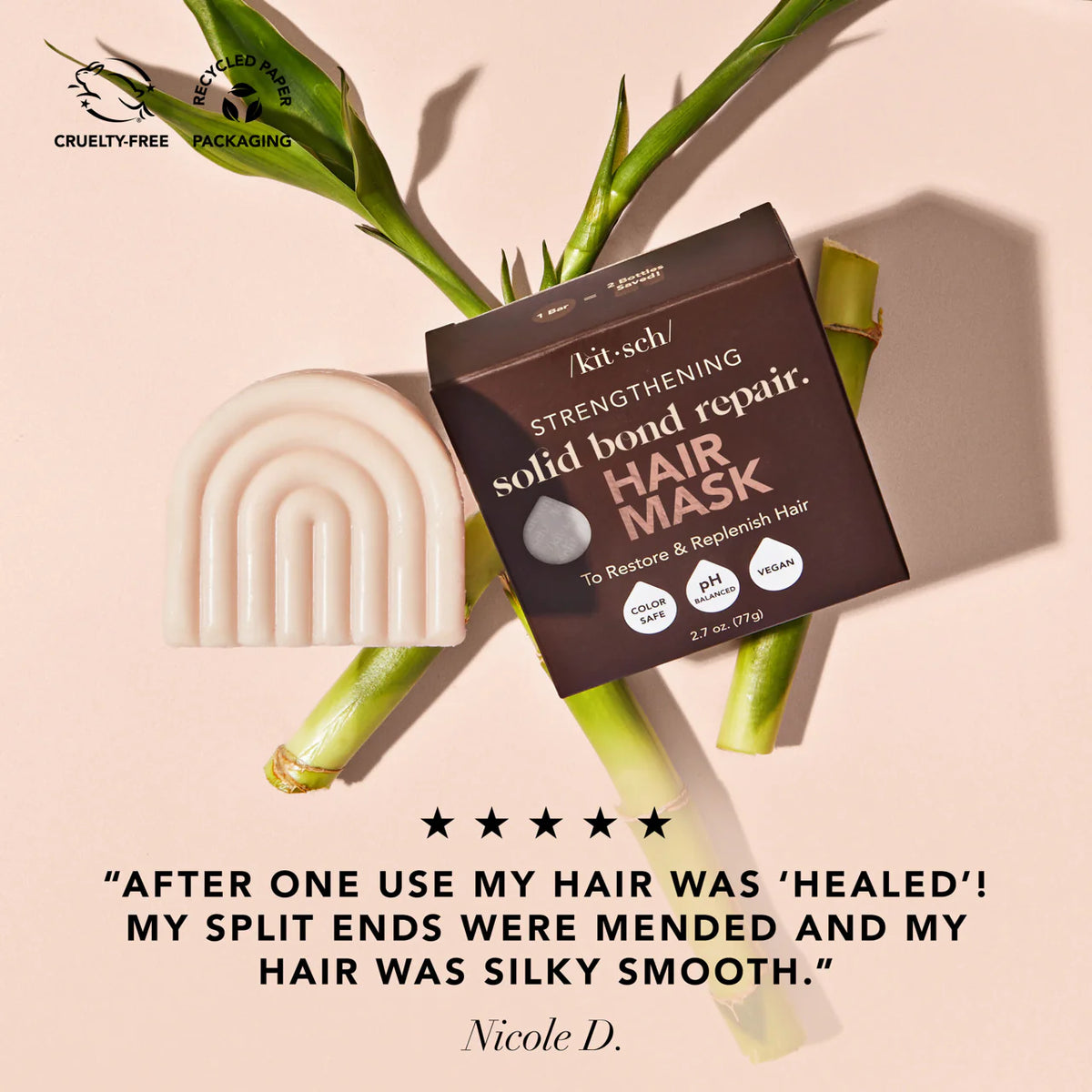 Strengthening Bond Repair Solid Hair Mask-KITSCH-Matakana Pharmacy