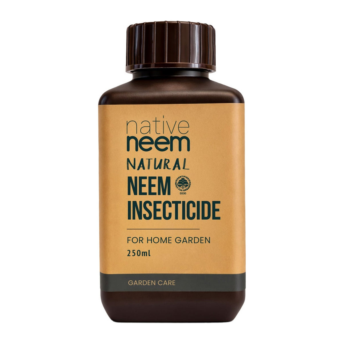 Native Neem Organic Neem Oil Insecticide 250ml bottle, front of pack