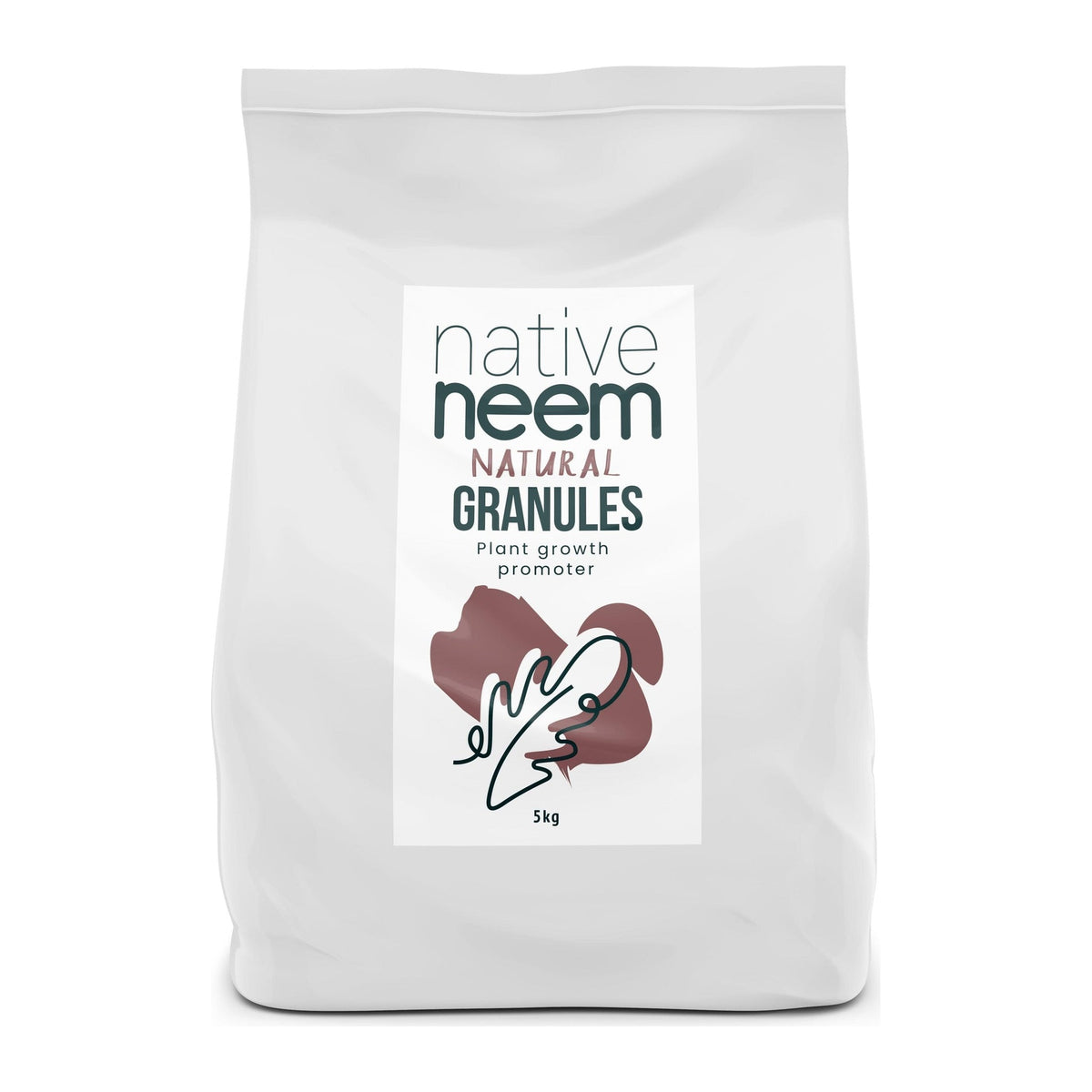 Native Neem Organic Neem Tree Granules 5kg bag, front of pack