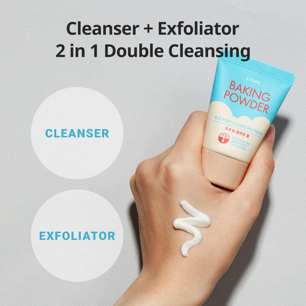 Baking Powder B.B Deep Cleansing Foam Travel Size 30ml-Etude-Matakana Pharmacy