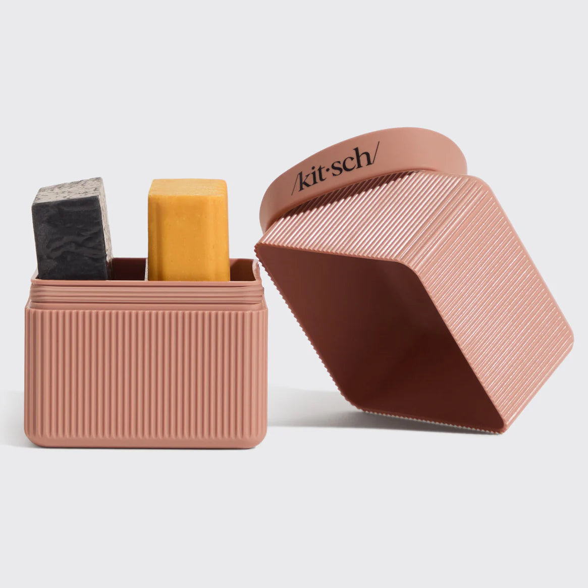 2-Compartment Travel Case - Terracotta-KITSCH-Matakana Pharmacy