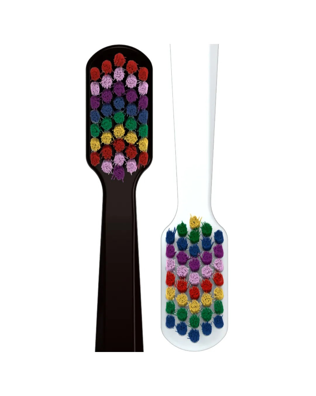 Close-up of the Curaprox CS 5460 Happy Lil Teeth Edition brush heads