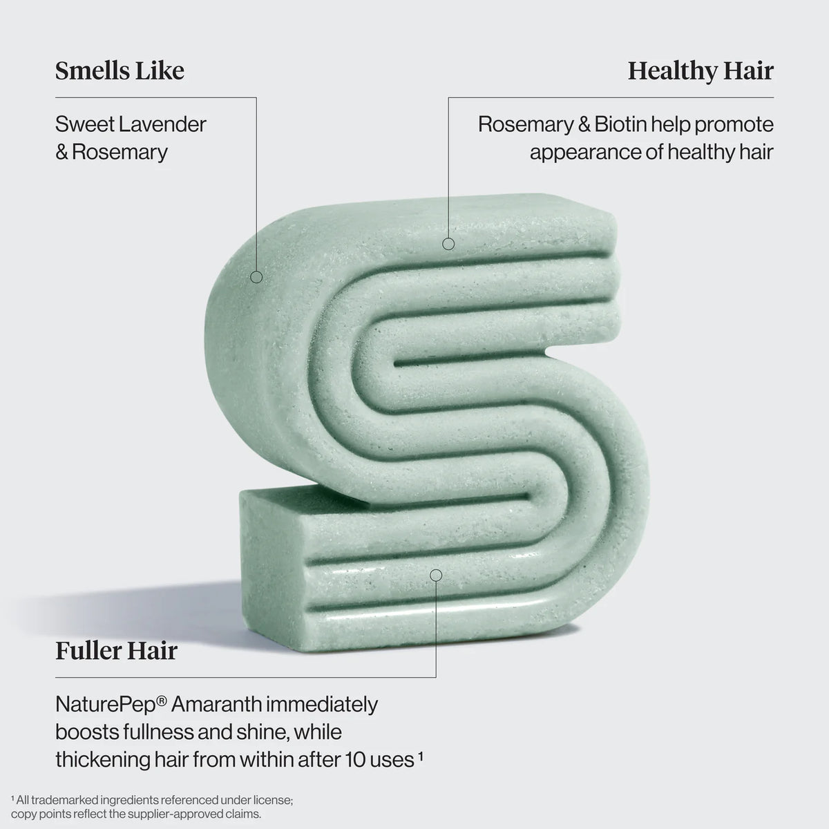 Rosemary & Biotin Volumising Shampoo Bar-KITSCH-Matakana Pharmacy