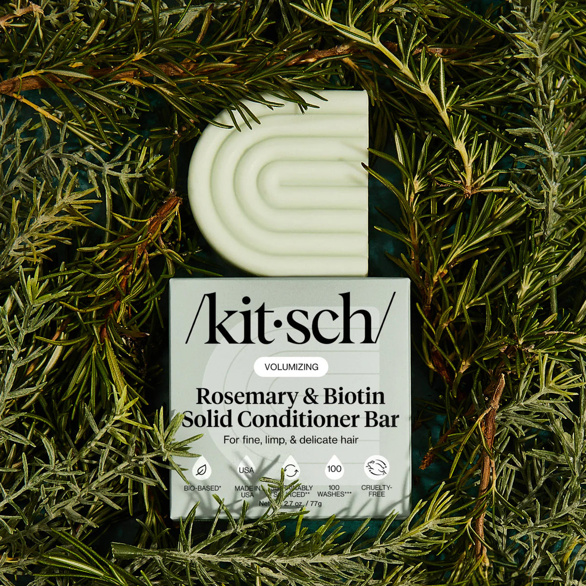 Rosemary & Biotin Volumising Conditioner Bar-KITSCH-Matakana Pharmacy