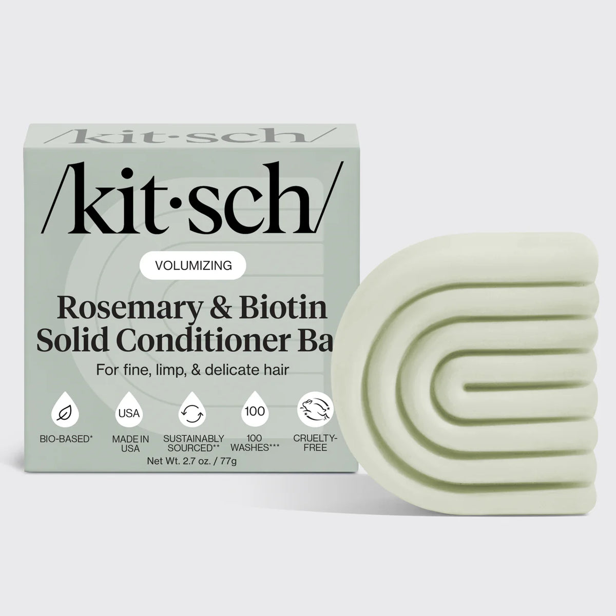 Rosemary & Biotin Volumising Conditioner Bar-KITSCH-Matakana Pharmacy