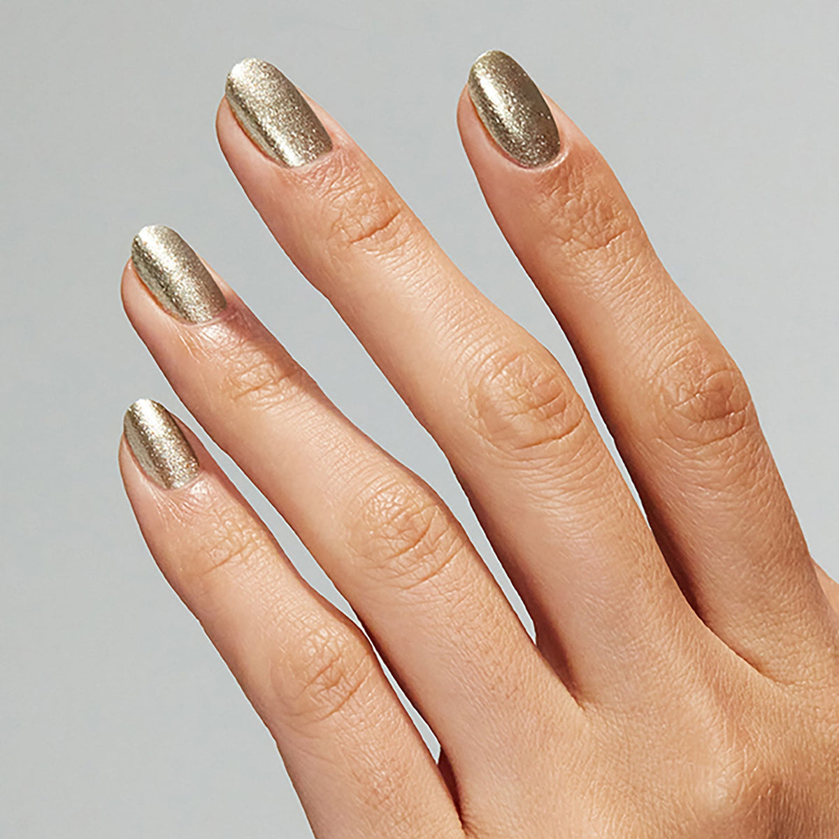A manicure painted in OPI I Mica Be Dreaming