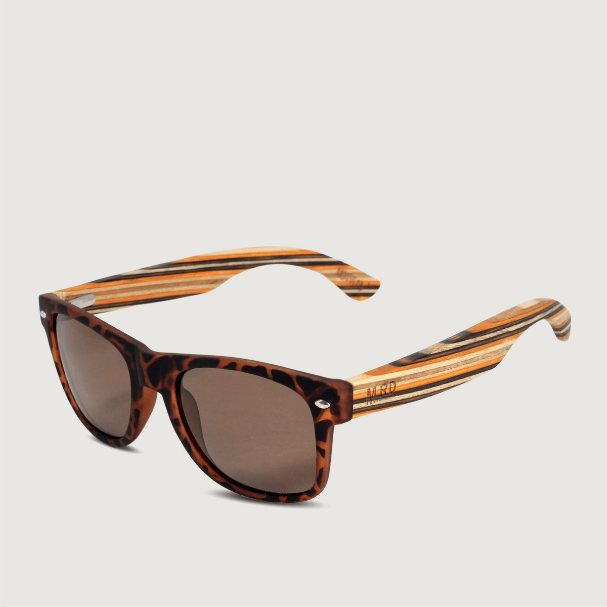 Moana Road 50/50 Sunglasses Tortoiseshell with Bamboo Arms product shot