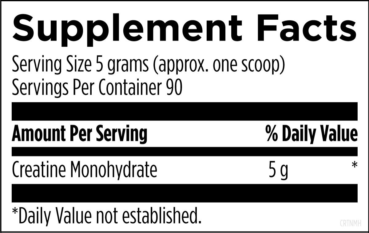 Creatine Monohydrate 450g-Designs For Health-Matakana Pharmacy