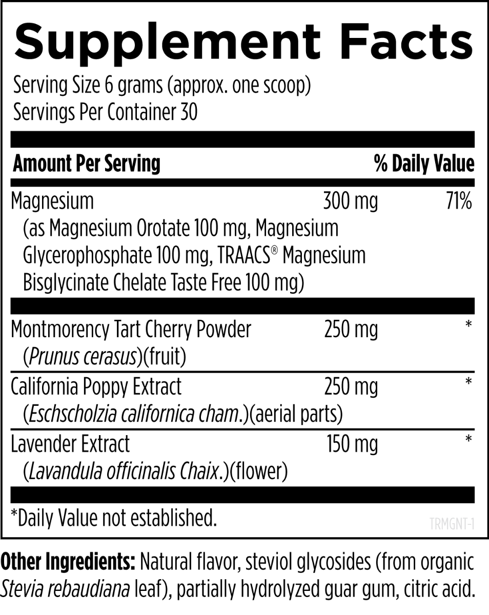 TriMag Supreme Night 180g (Lavender/Lemon)-Designs For Health-Matakana Pharmacy
