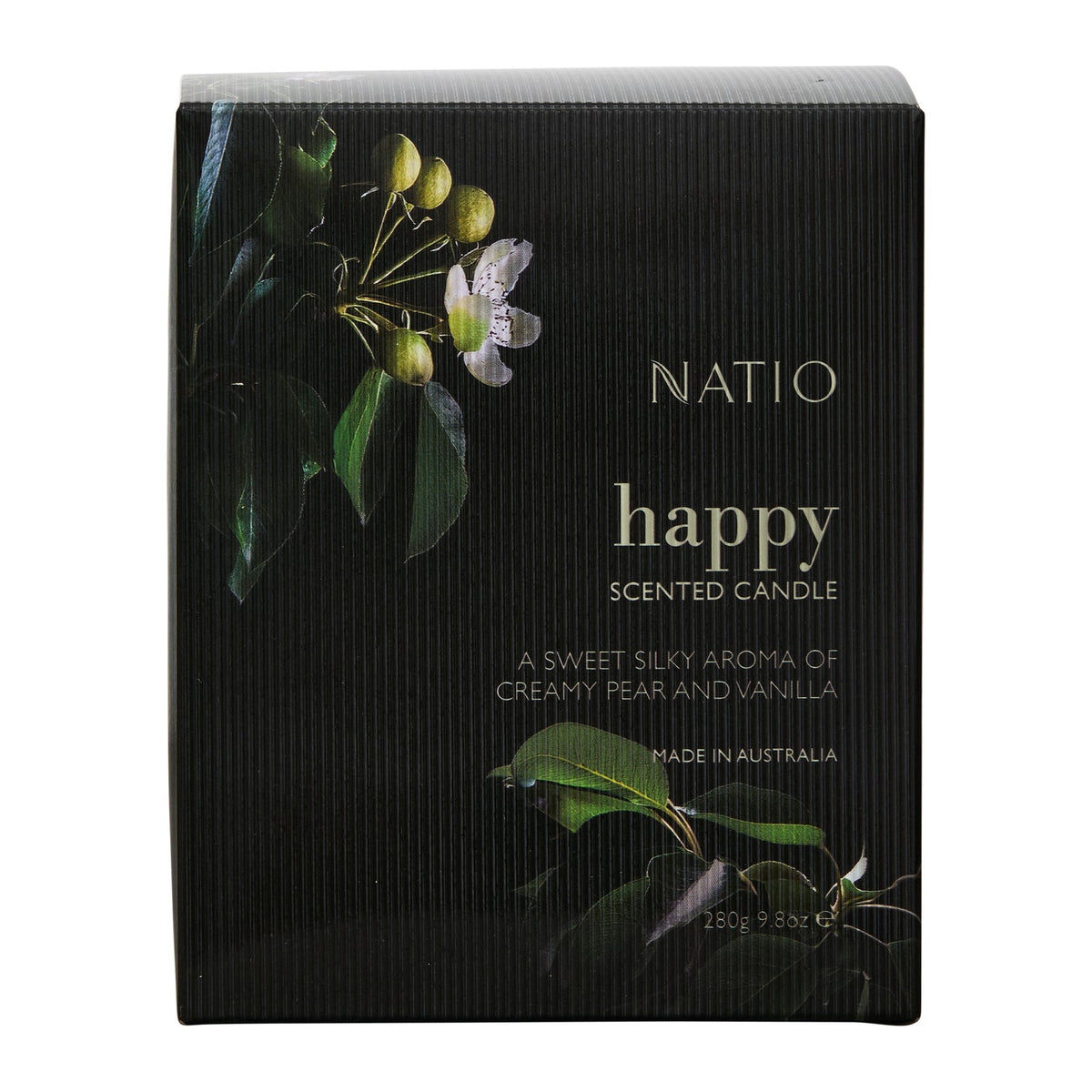 Happy Scented Candle 280g by Natio, product shot