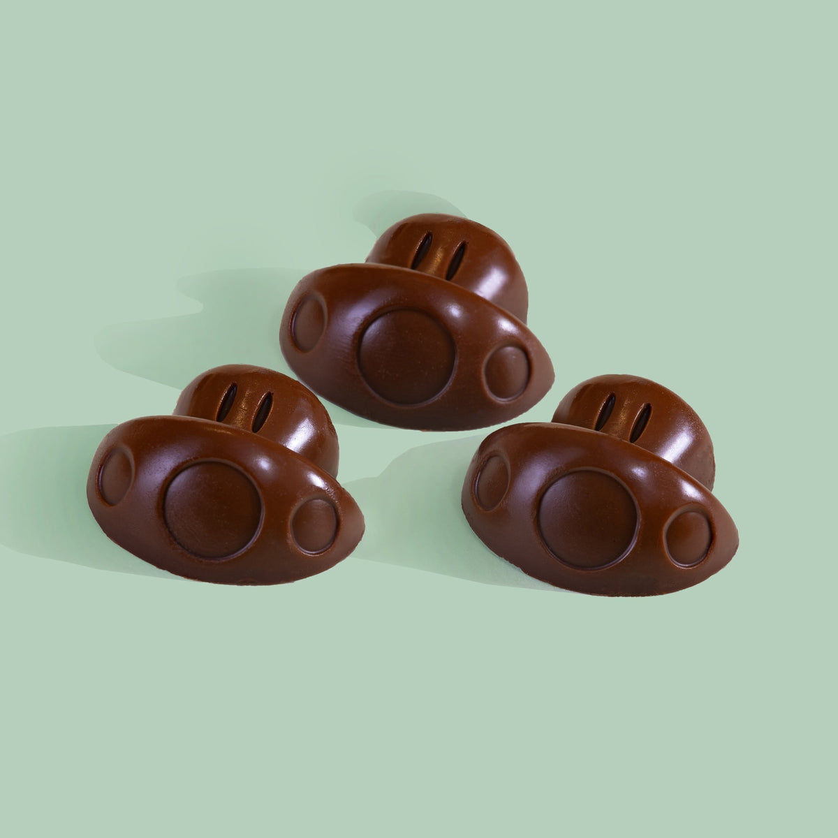 Mynd mushroom shaped dark chocolates