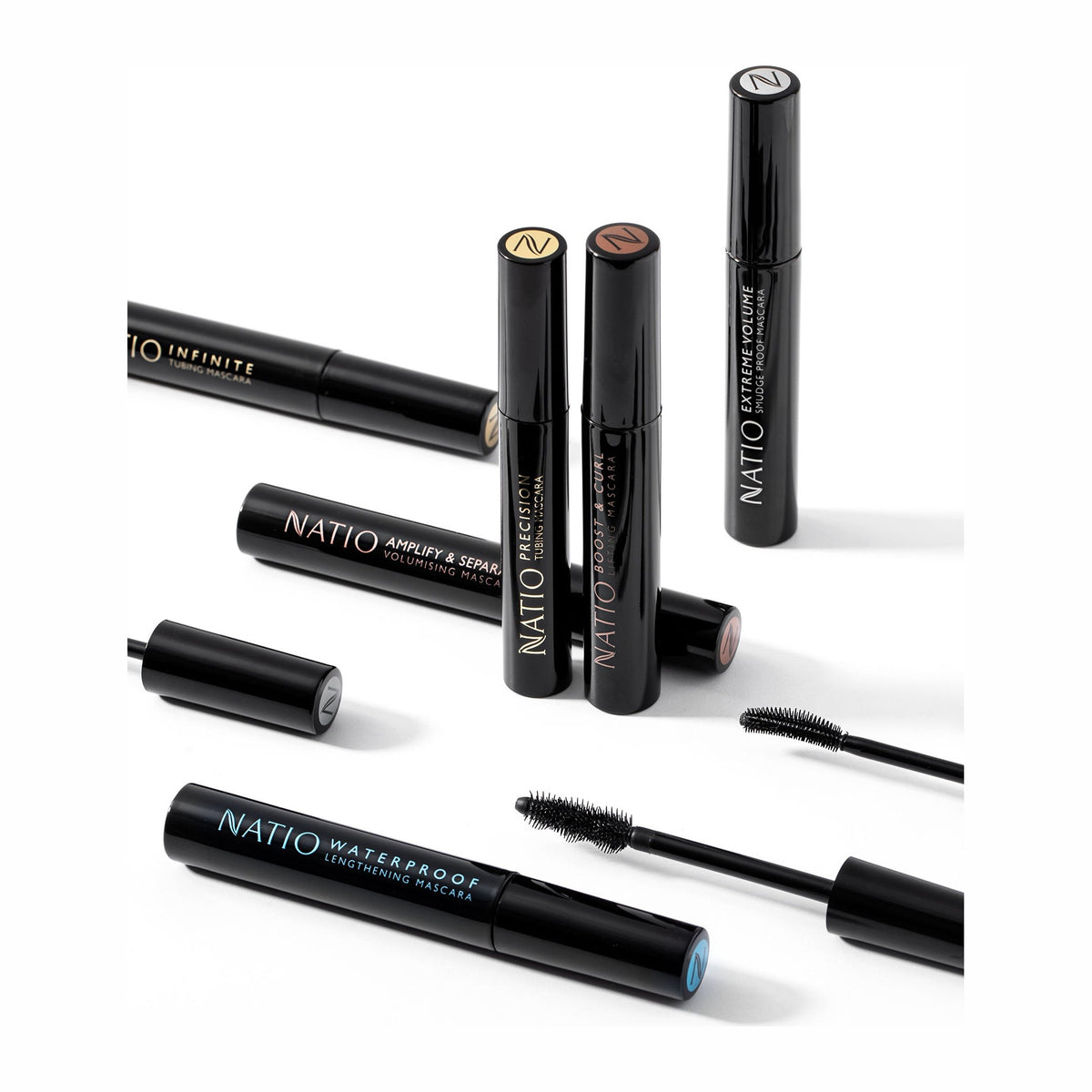 Mascara Waterproof Black 2746 by Natio, product shot