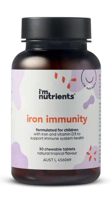 Iron Immunity 30 Tablets-I'm Nutrients-Matakana Pharmacy