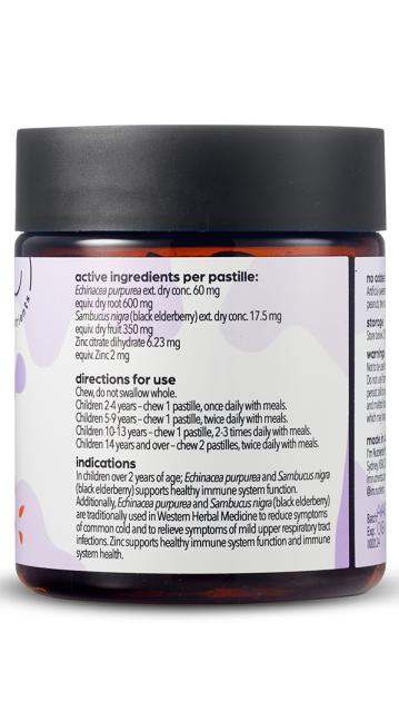 Elderberry Immune Gummies with Echinacea + Zinc 60 Gummies-I'm Nutrients-Matakana Pharmacy