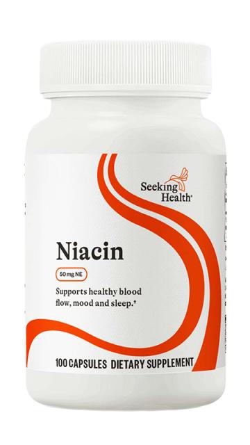Niacin 100 Capsules-Seeking Health-Matakana Pharmacy
