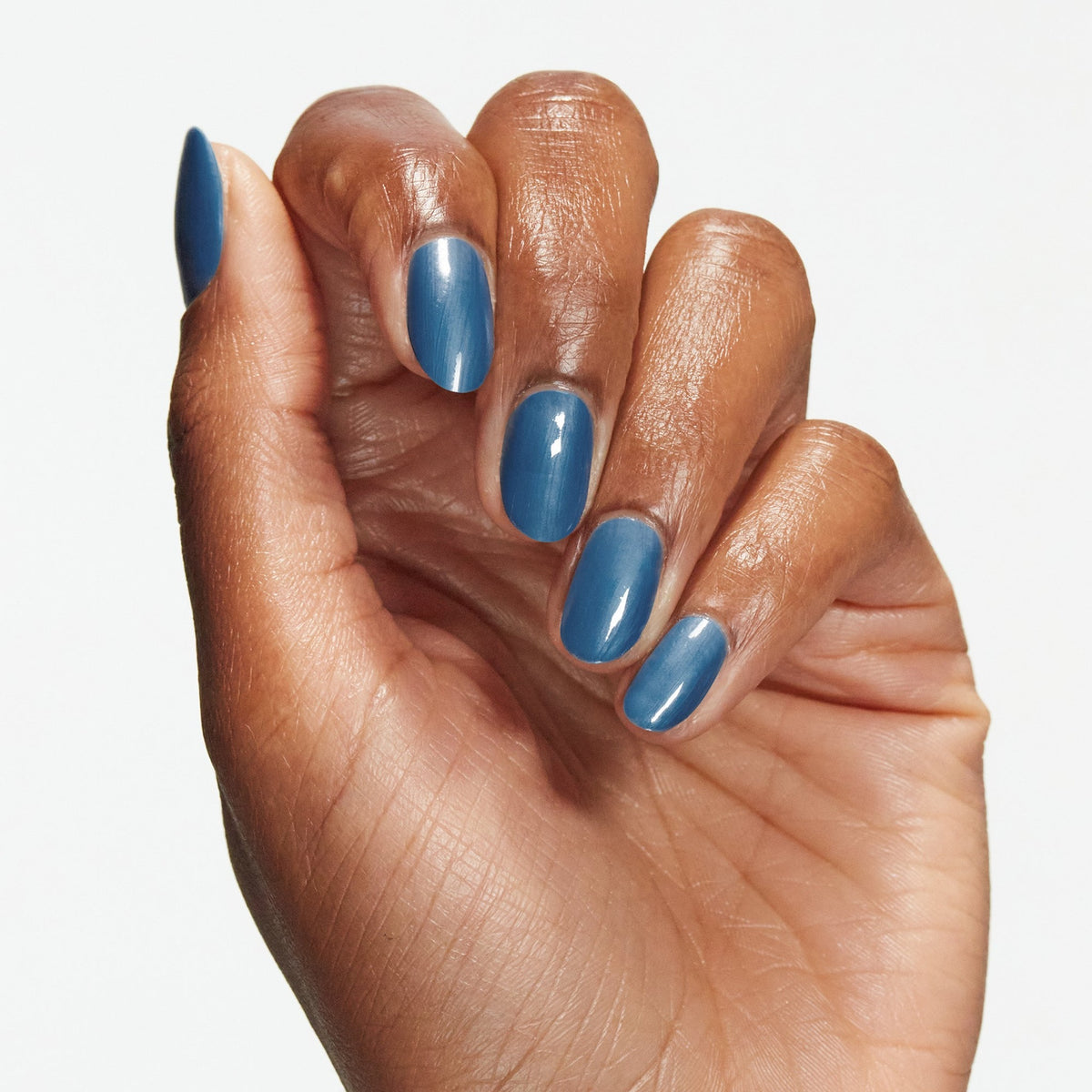 A manicure painted in OPI Suzi Takes a Sound Bath