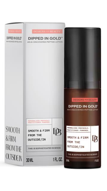 Dipped In Gold Peptide Lotion 30ml | Designs for Beauty-Designs for Beauty-Matakana Pharmacy