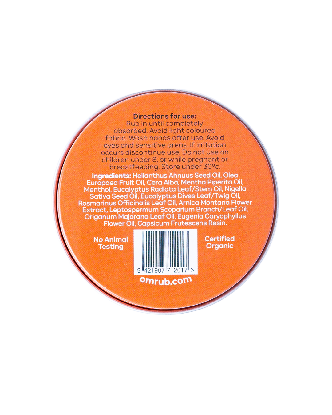 Omrub Organic Muscle Rub 24g-Omrub-Matakana Pharmacy