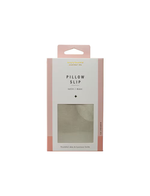 Satin Pillow Slip Moss-Simply Essentials-Matakana Pharmacy