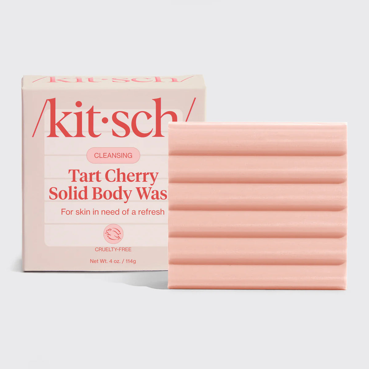 Cleansing Tart Cherry Solid Body Wash-KITSCH-Matakana Pharmacy