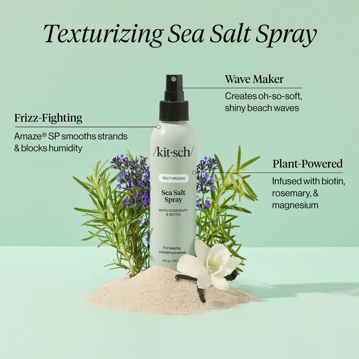 Texturising Sea Salt Spray-KITSCH-Matakana Pharmacy