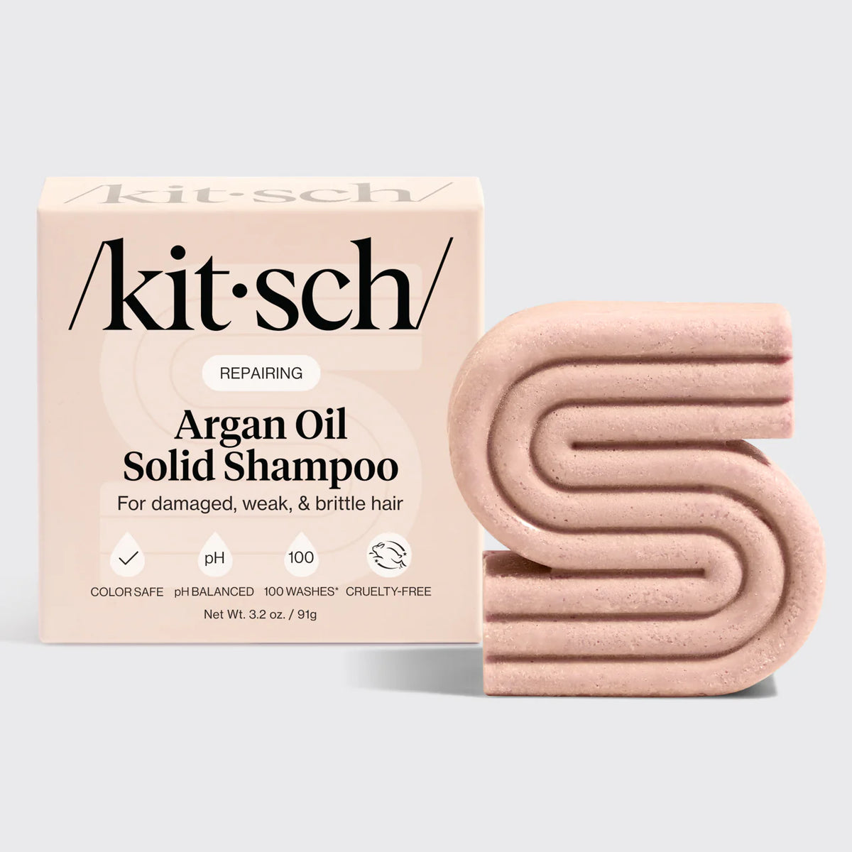 Repairing Argan Oil Shampoo Bar-KITSCH-Matakana Pharmacy